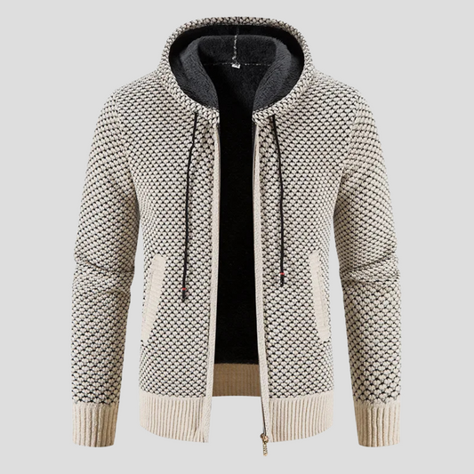 Suéter tipo cárdigan para hombre