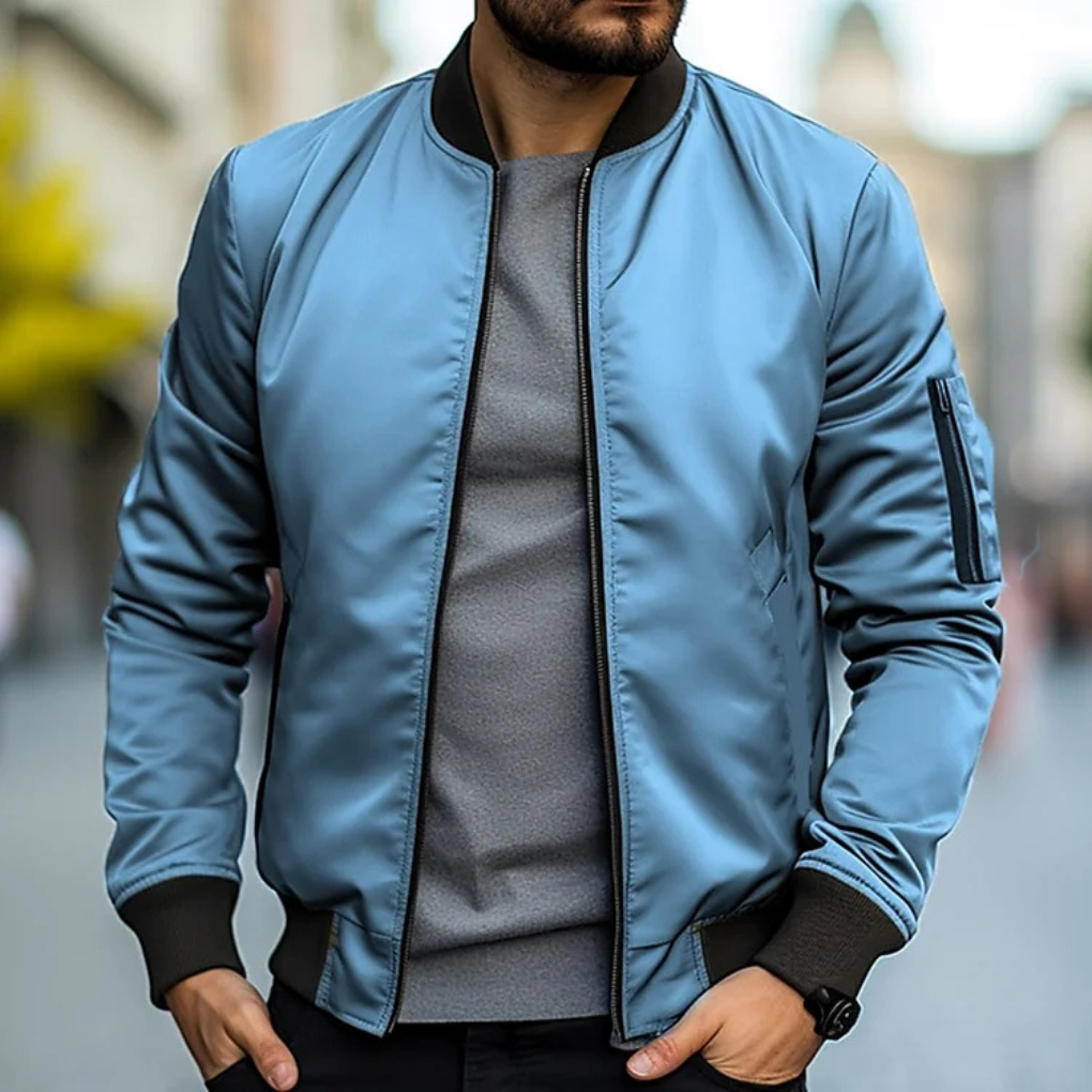 Chaqueta bomber de moda para hombre