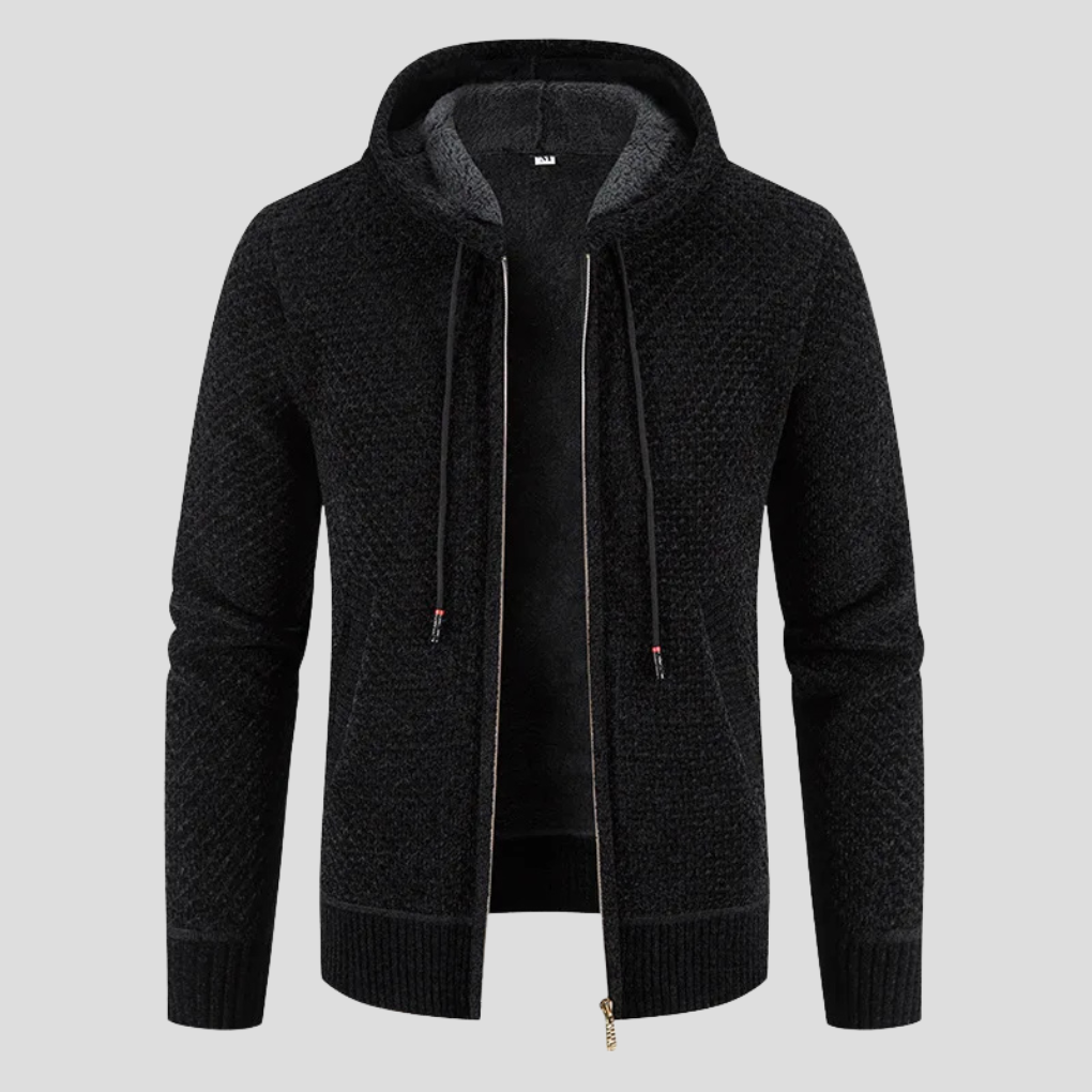 Suéter tipo cárdigan para hombre