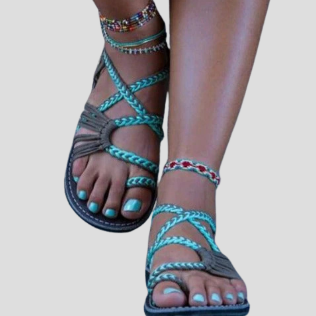 Sandalias de playa coloridas
