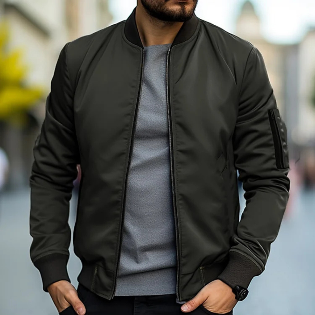Chaqueta bomber de moda para hombre