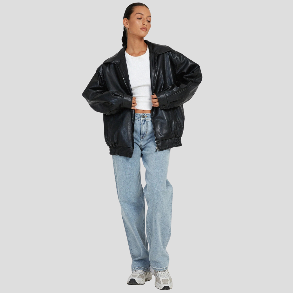 Chaqueta de corte holgado para mujer