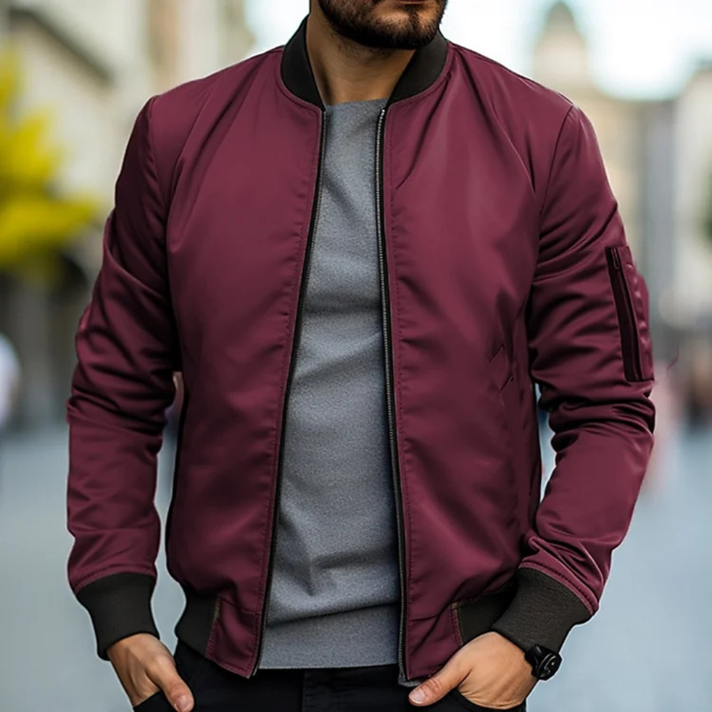 Chaqueta bomber de moda para hombre