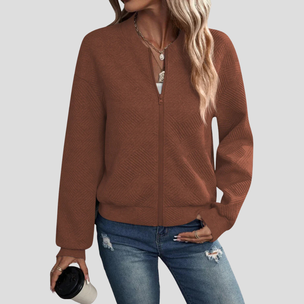 Cárdigan de manga larga para mujer