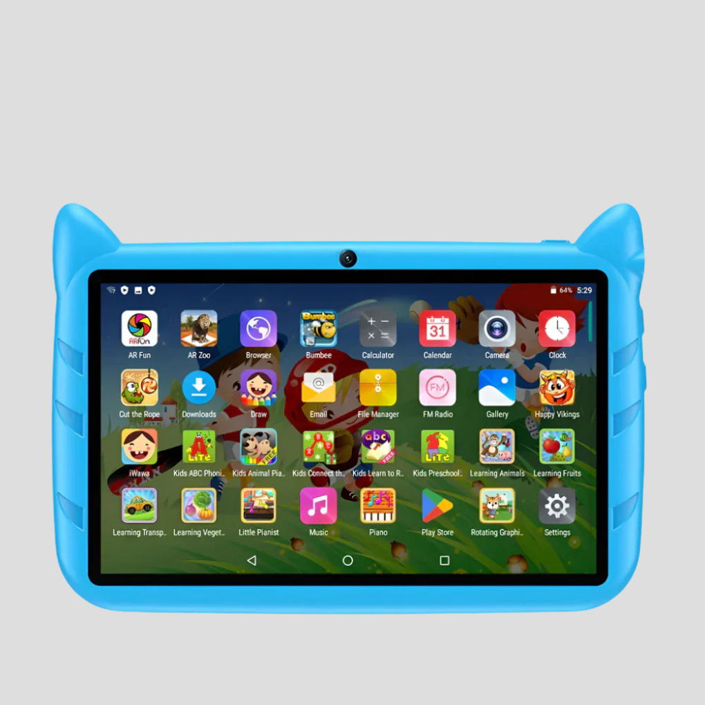 Tableta para niños de 7 pulgadas: 4 GB + 64 GB