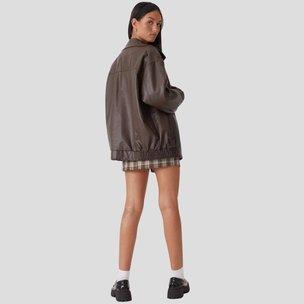 Chaqueta de corte holgado para mujer