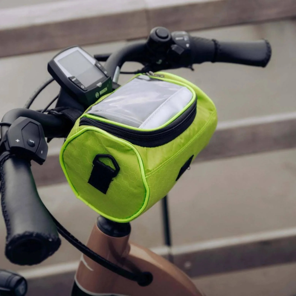 Bolsa de bicicleta impermeable con pantalla táctil