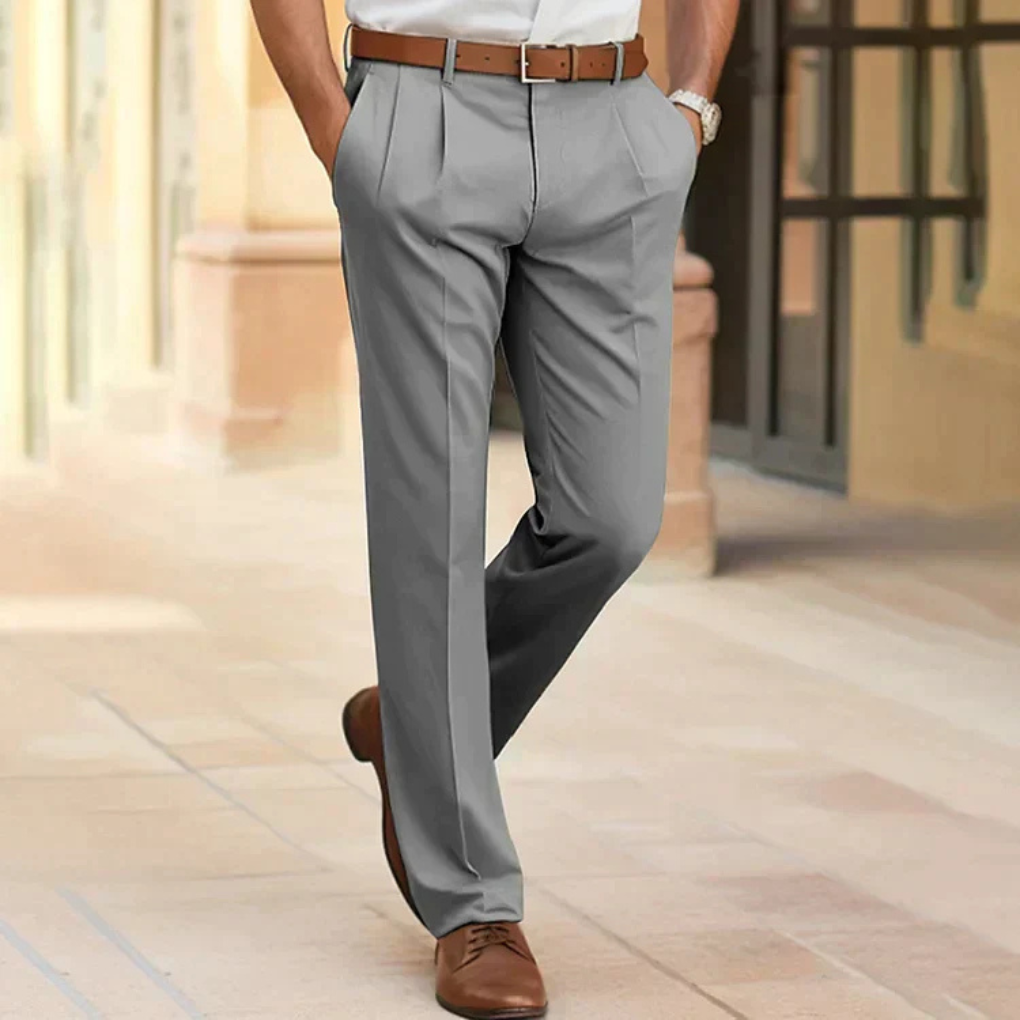 Pantalones casuales de negocios para hombre