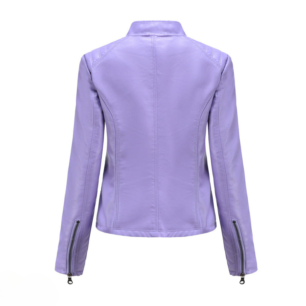 Chaqueta de cuero elegante y única