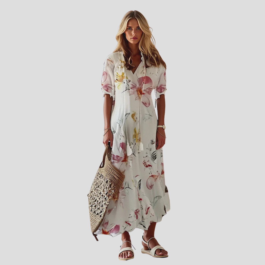Vestido bohemio largo para mujer