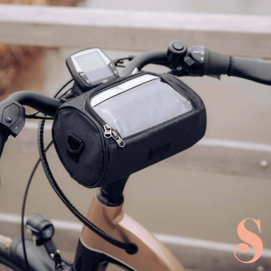 Bolsa de bicicleta impermeable con pantalla táctil