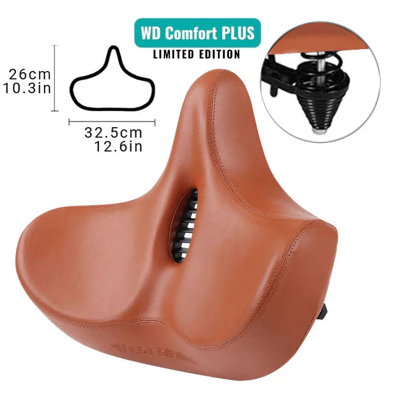 Asiento de Bicicleta Extra Ancho: Comodidad Ergonómica para Cada Trayecto