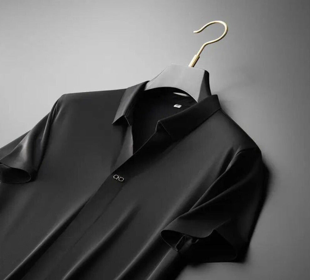 Conjunto de dos piezas de polo y pantalón para hombre