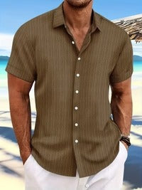 Camisa de verano de manga corta para hombre