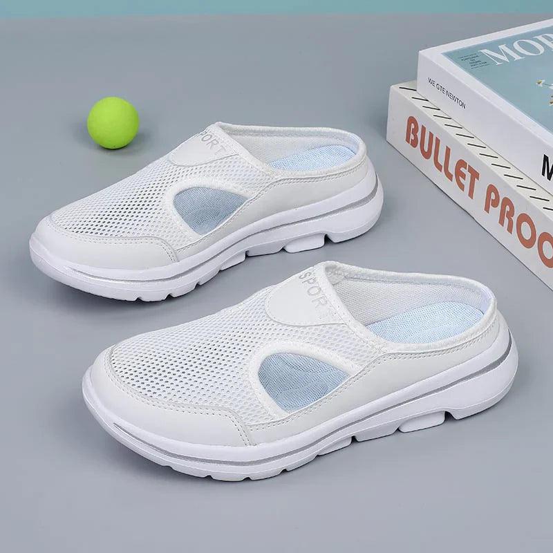 Zapatos ortopédicos casuales sin cordones para mujer