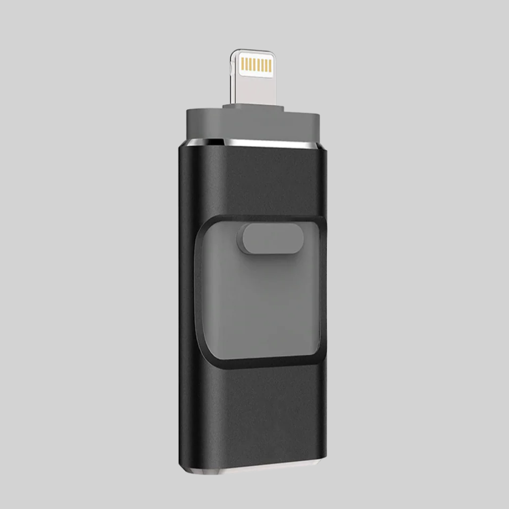 Unidad flash USB 4 en 1: solución de almacenamiento con múltiples conectores