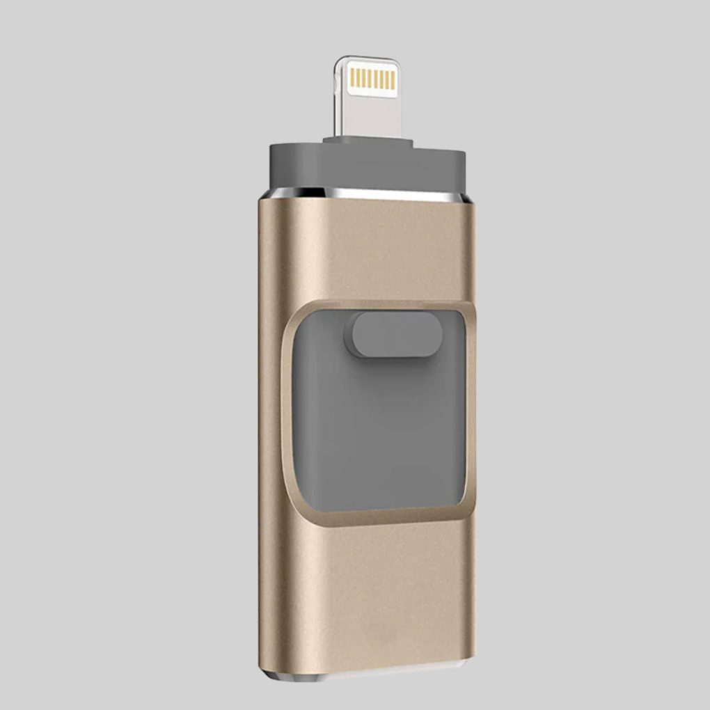 Unidad flash USB 4 en 1: solución de almacenamiento con múltiples conectores