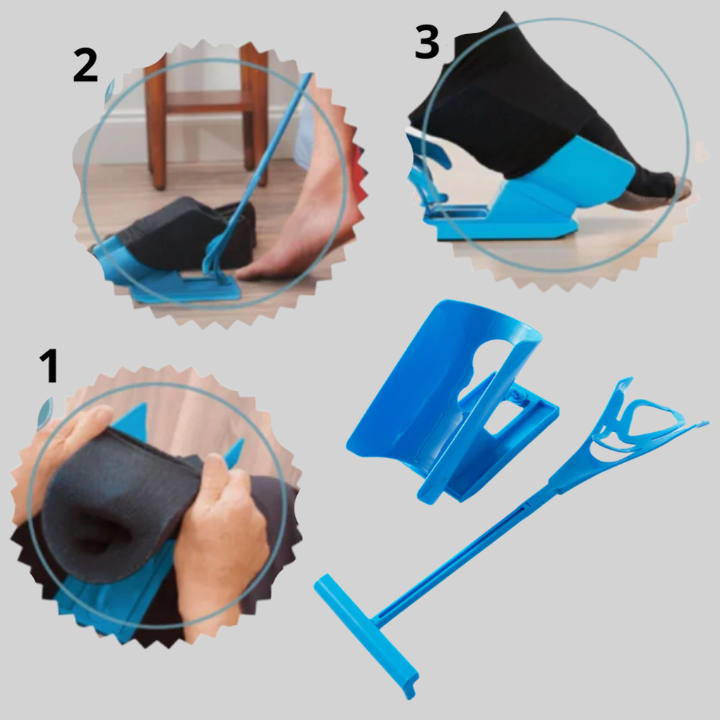 Sock Aid – Dispositivo deslizable para ponerse los calcetines fácilmente
