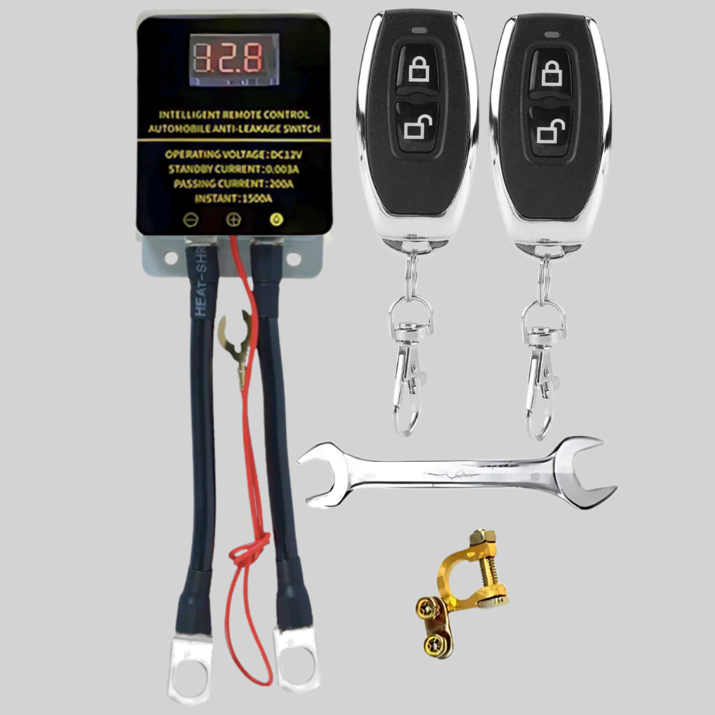 Interruptor de emergencia para coche: dispositivo de desconexión remota de la batería