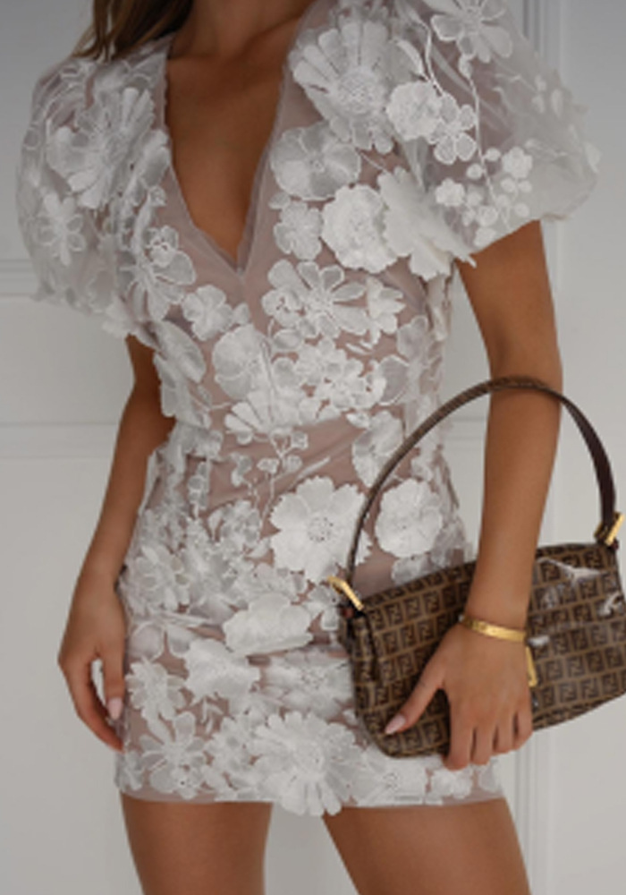 Minivestido floral para mujer