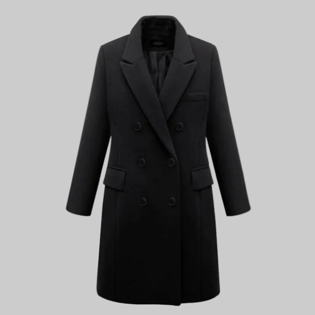 Abrigo largo de invierno para mujer