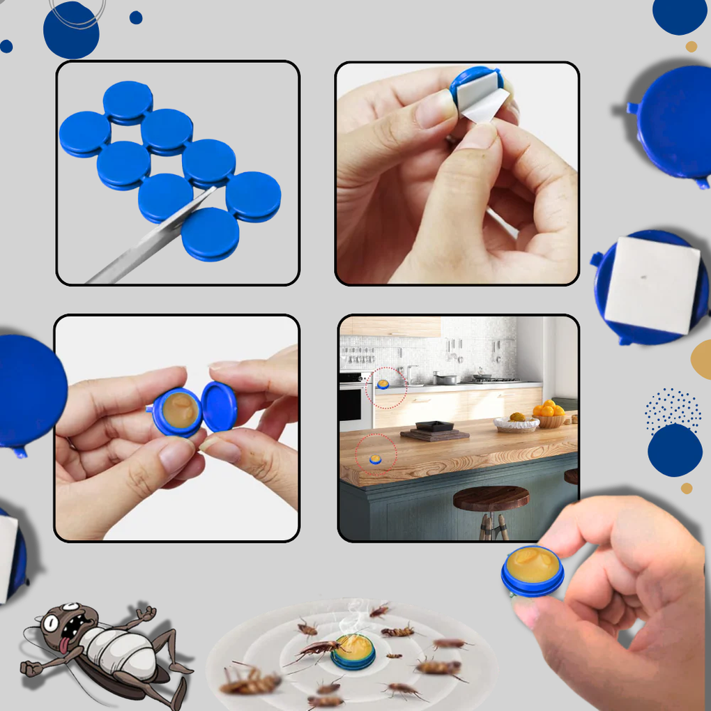 Trampas para cucarachas sin olor: una solución discreta para el control de plagas