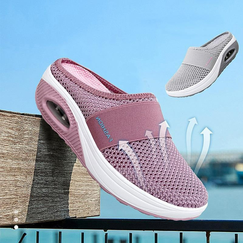 Zapatillas Ortopédicas Antideslizantes con Cojín de Aire para Mujer: Comodidad y Estilo para el Uso Diario