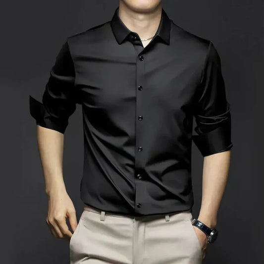 Camisa de vestir antiarrugas para hombre: elegante y de fácil mantenimiento