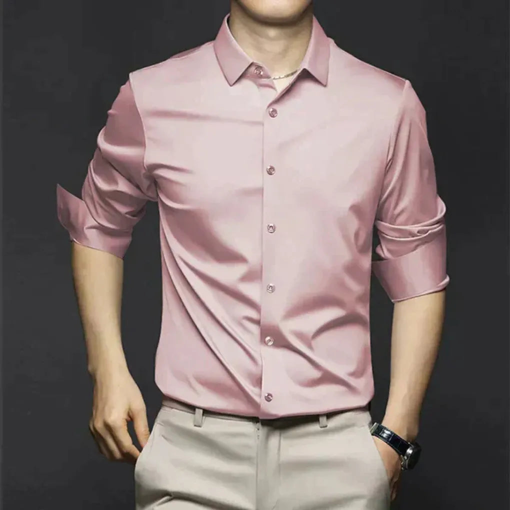 Camisa de vestir antiarrugas para hombre: elegante y de fácil mantenimiento