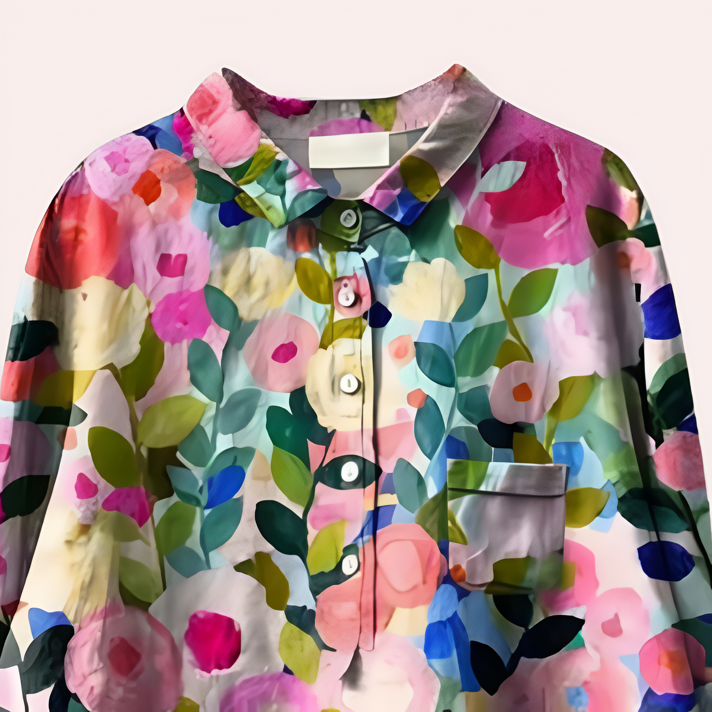 Blusa de mujer con estampado floral