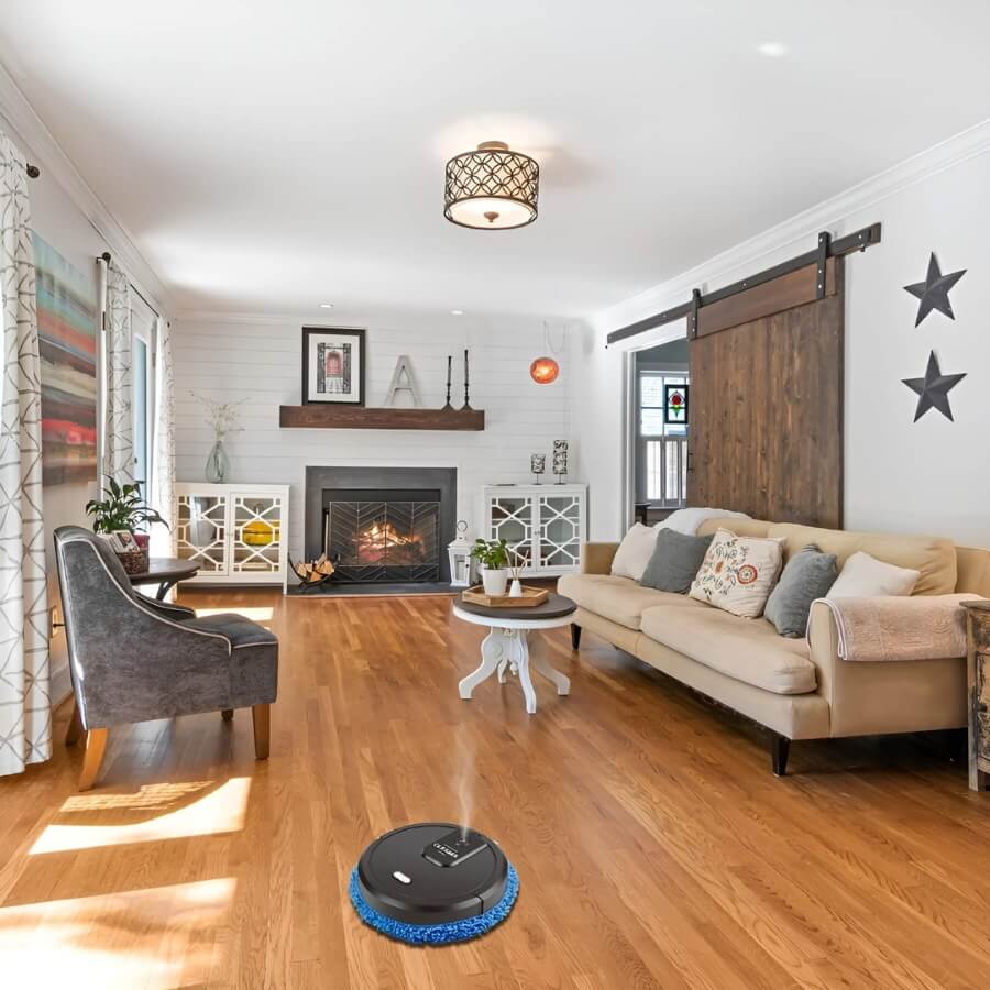 Robot trapeador automático para limpieza