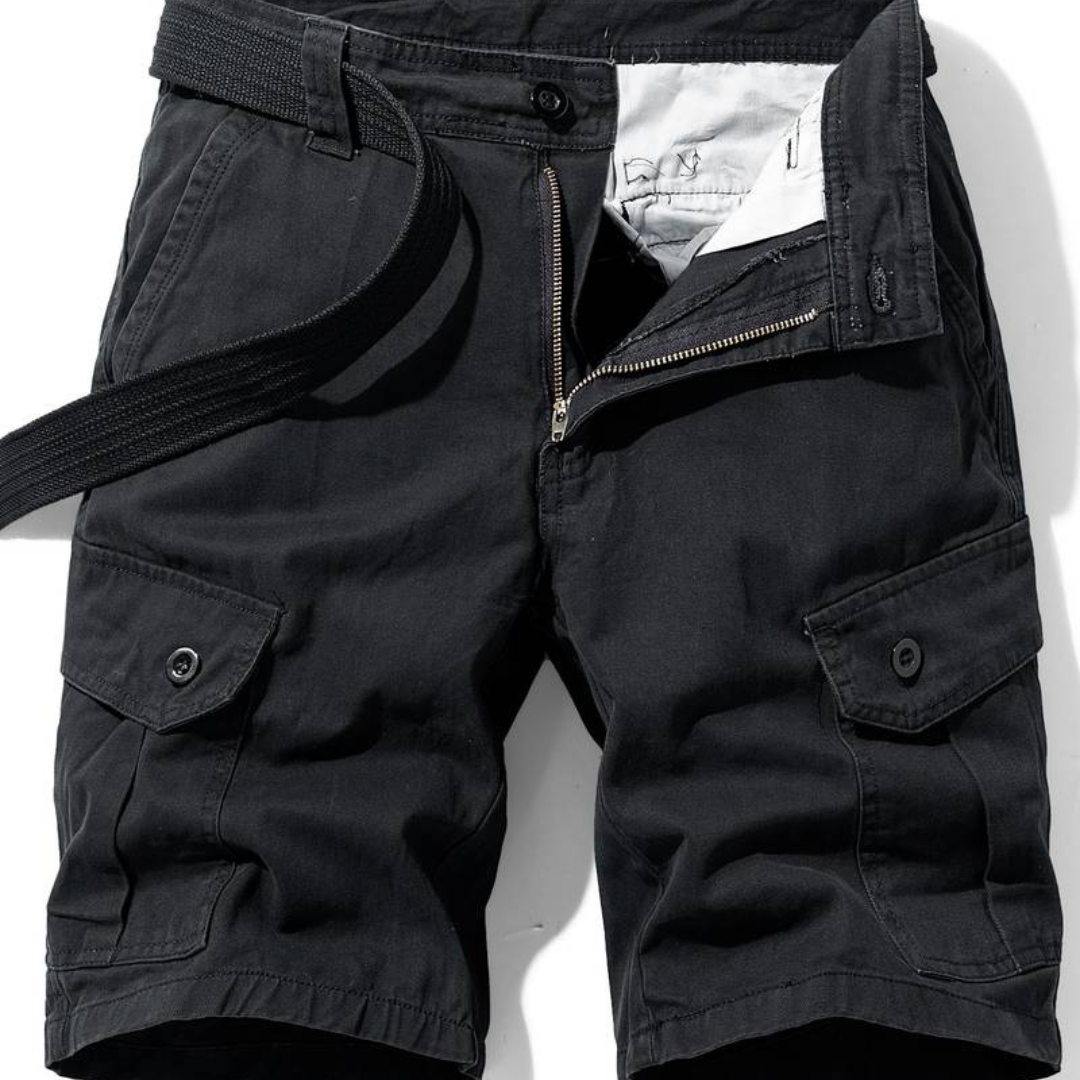 Pantalones cortos cargo para hombre