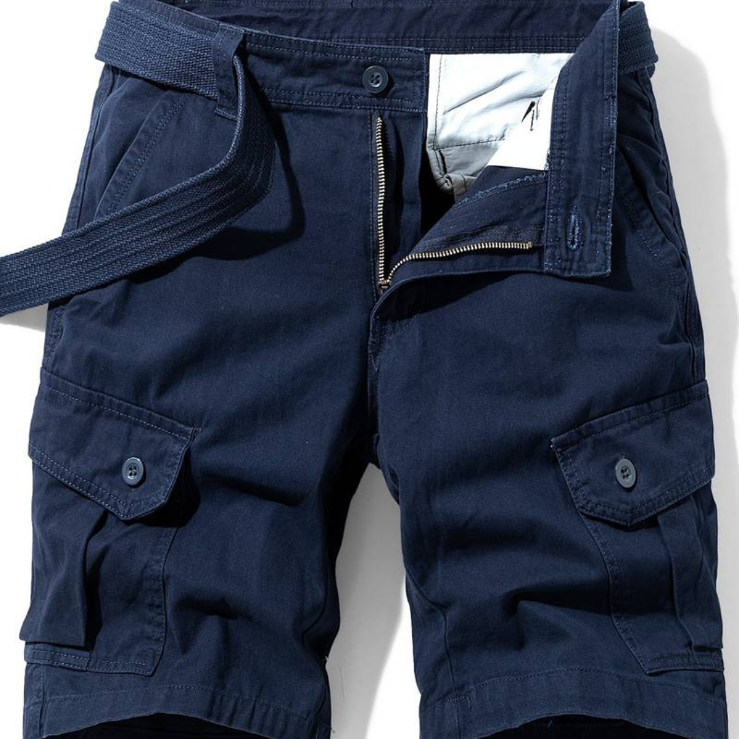 Pantalones cortos cargo para hombre