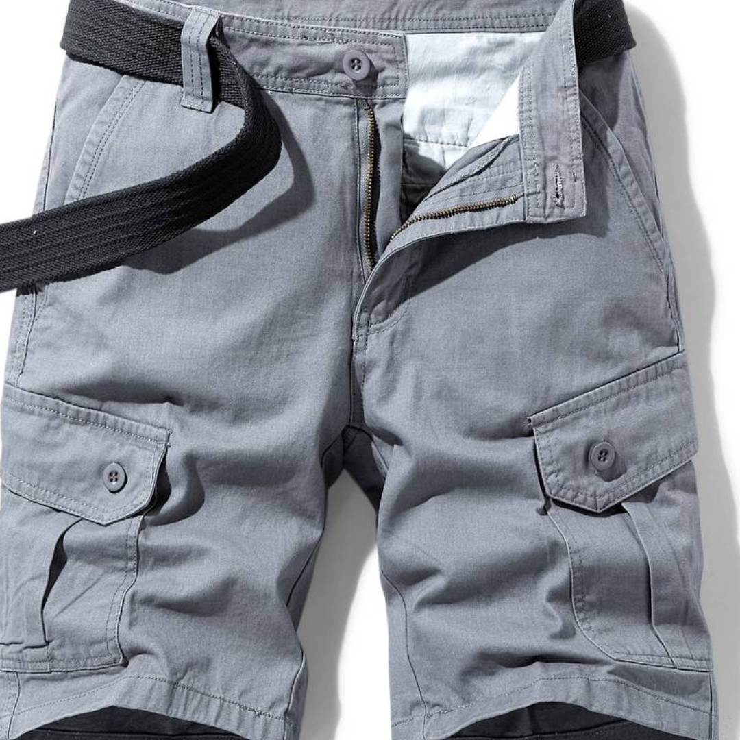 Pantalones cortos cargo para hombre