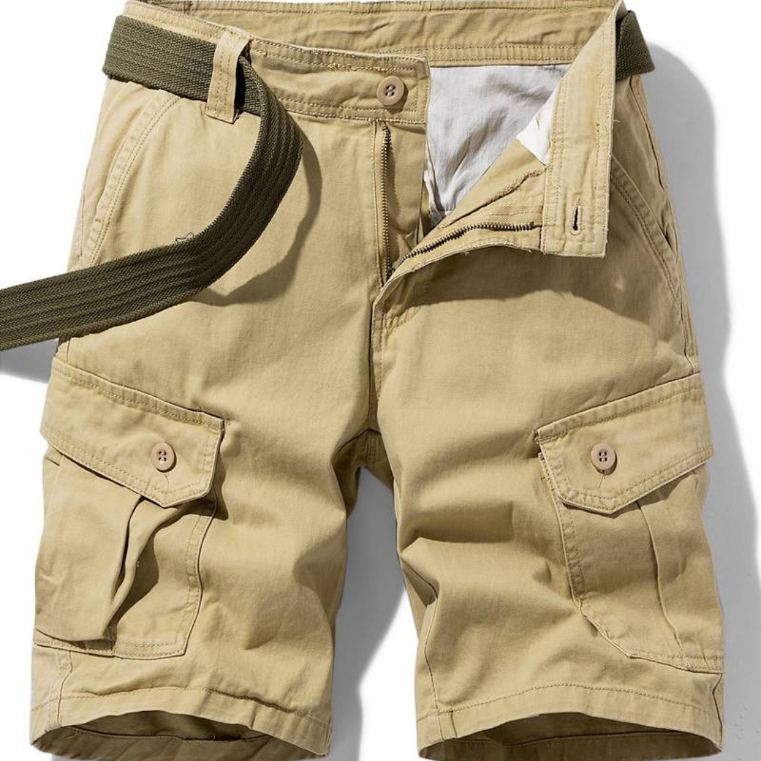 Pantalones cortos cargo para hombre
