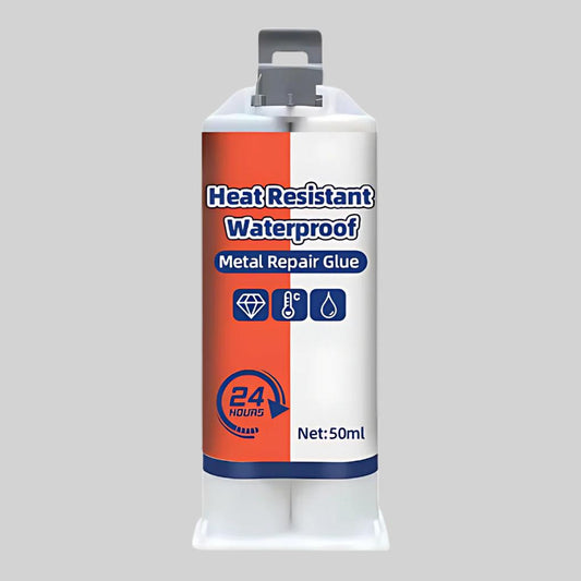 Adhesivo para reparación de metales 50 g – Fórmula de unión resistente al agua