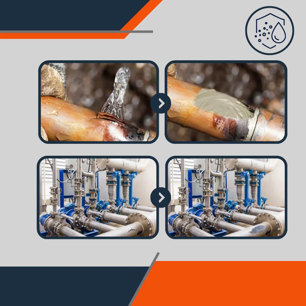 Adhesivo para reparación de metales 50 g – Fórmula de unión resistente al agua