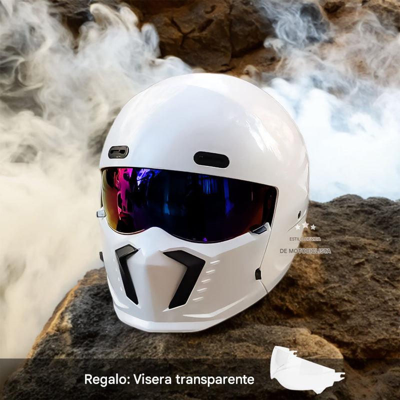 Casco de motocicleta: homologado por DOT y ECE, aspecto atemporal