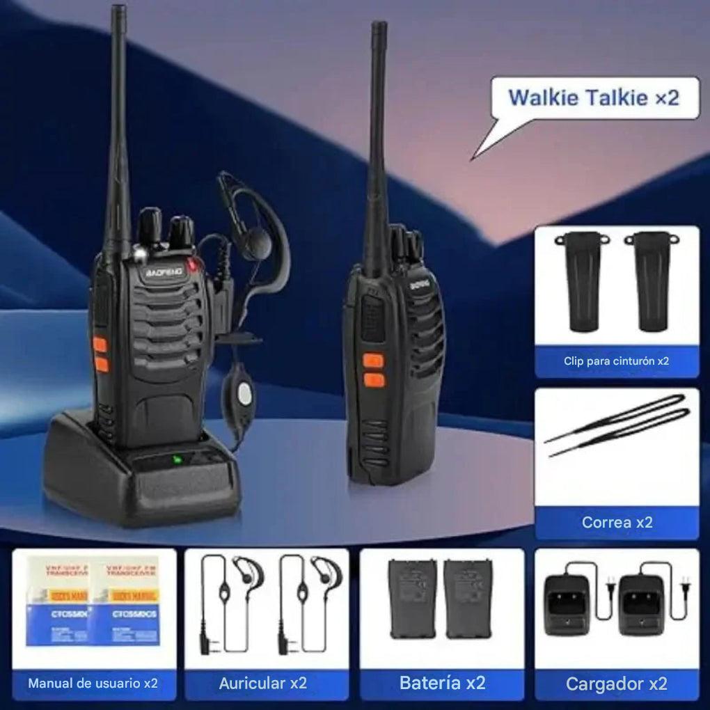 Walkie-talkie USB recargable