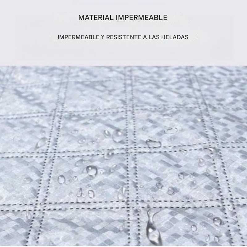 Lona magnética anticongelante: lámina protectora para parabrisas