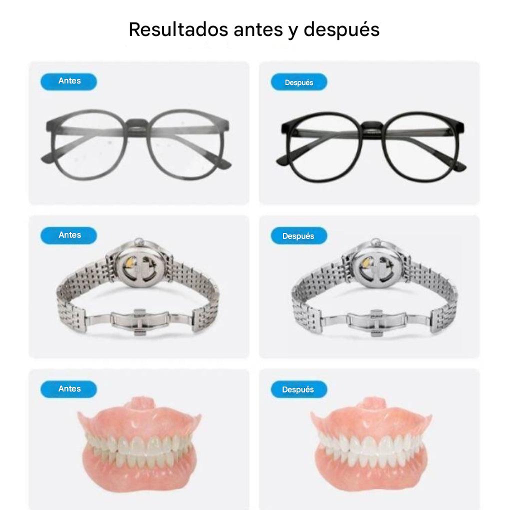 Máquina ultrasónica para limpieza profunda de joyas