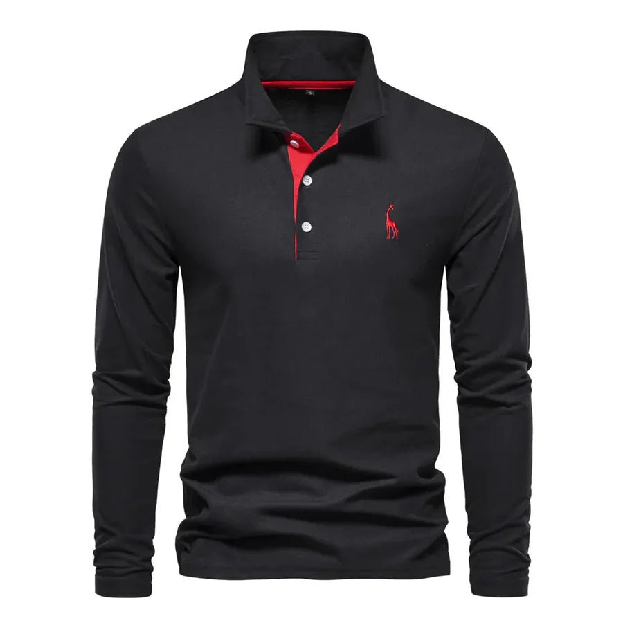 Bastian - Polo de manga larga para hombre