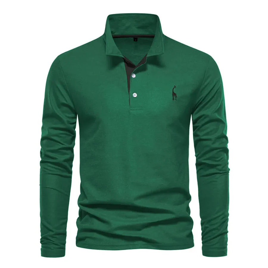 Bastian - Polo de manga larga para hombre