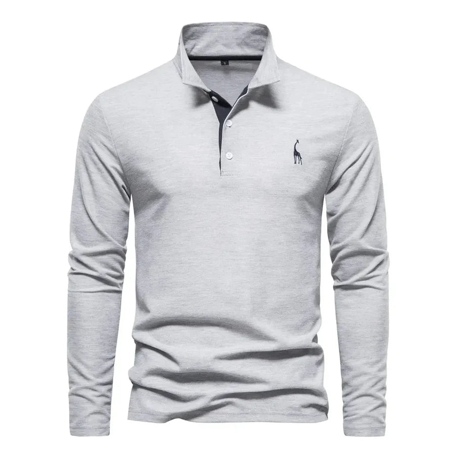 Bastian - Polo de manga larga para hombre