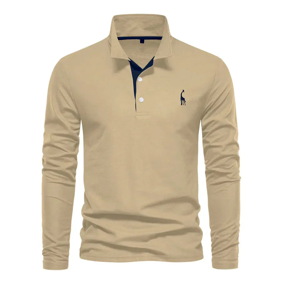 Bastian - Polo de manga larga para hombre