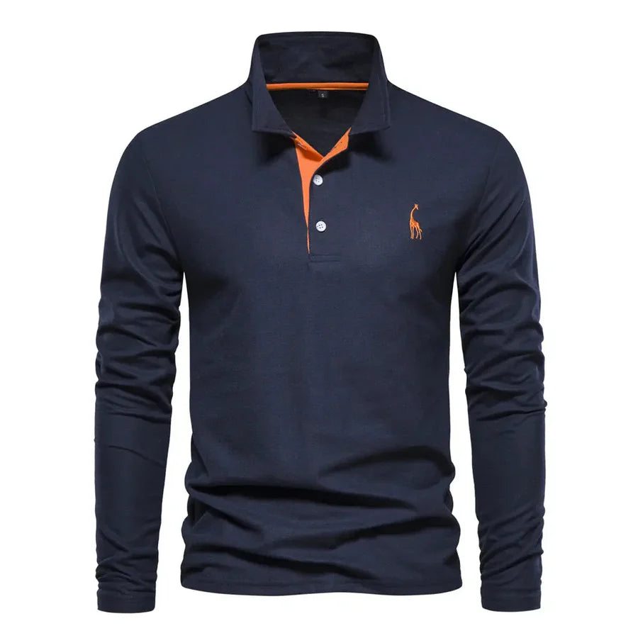 Bastian - Polo de manga larga para hombre