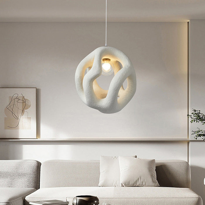 LumiZen | Lámpara de Techo Asimétrica Minimalista de Estilo Wabi-Sabi
