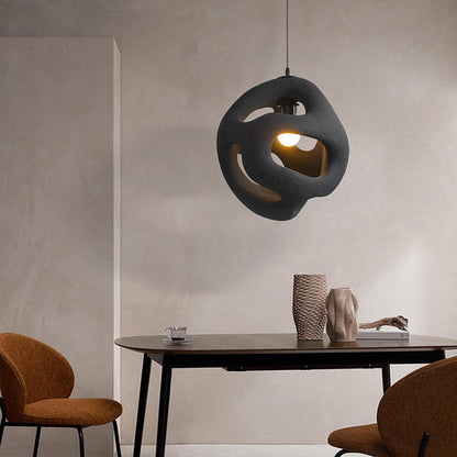 LumiZen | Lámpara de Techo Asimétrica Minimalista de Estilo Wabi-Sabi