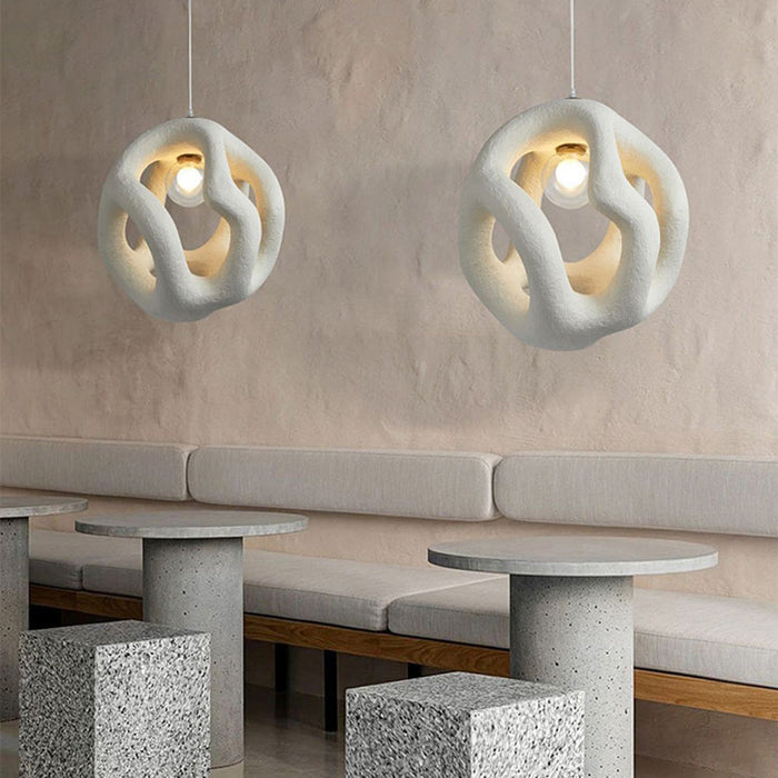 LumiZen | Lámpara de Techo Asimétrica Minimalista de Estilo Wabi-Sabi