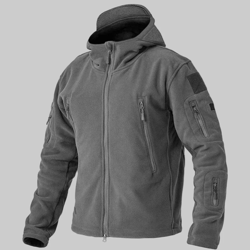 Chaqueta polar cortavientos para hombre: una prenda resistente para el día a día.